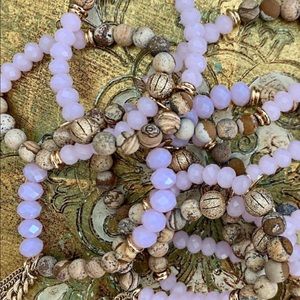 Iso the lace project rose opal bracelet